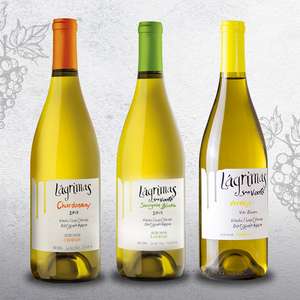 Colección 3 botellas de vino blanco Lágrimas San Vicente