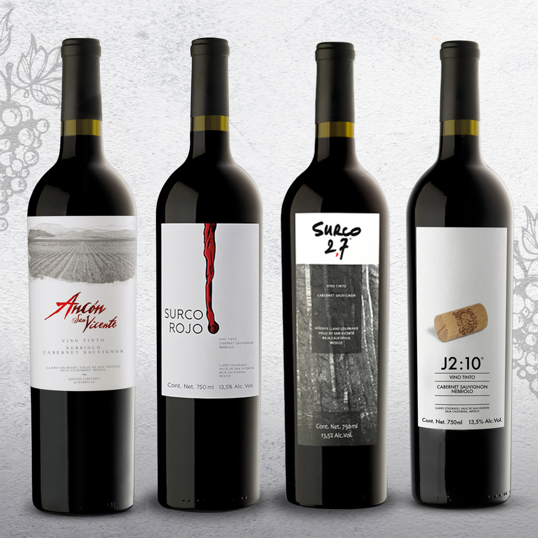 Colección Familia de Tintos - 1 botella de cada vino tinto de nuestra familia