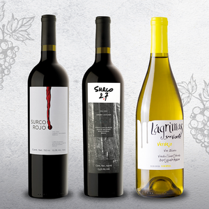 Colección experiencia Surco- Surco Rojo + Surco 2,7 + Lágrimas San Vicente Verdejo